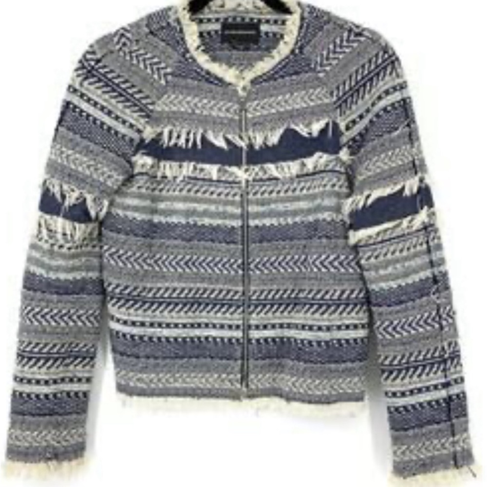Club Monaco Fringe Jacket